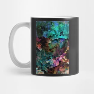 Botanical abstract collage Mug